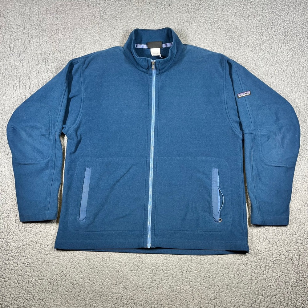 Patagonia Synchilla Jacket Mens L Full Zip Fleece Blue Gorpcore Outdoor